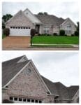 A house with two different views of the same house.